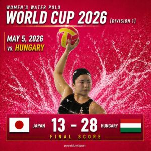 女子水球日本代表 試合写真